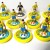 Subbuteo Andrew Table Soccer Juventus 2017-18 away kit on WSB Professional bases
